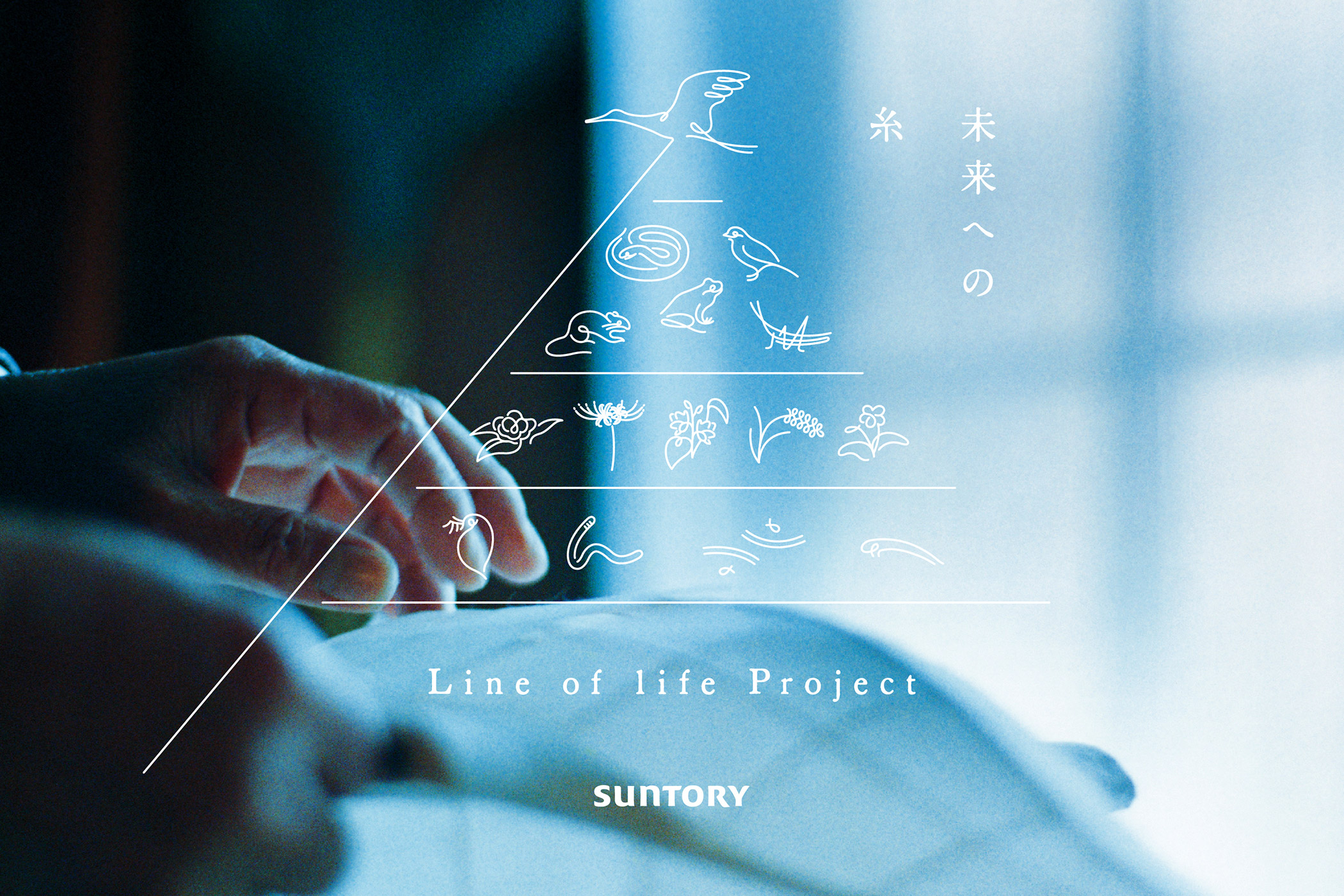 SUNTORY  未来への糸　ーLine of life Projectー